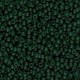 Miyuki seed beads 11/0 - Matted transparent dark emerald 11-156F